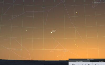 Conjonction Saturne-Vénus le dimanche 22 janvier 2023 !